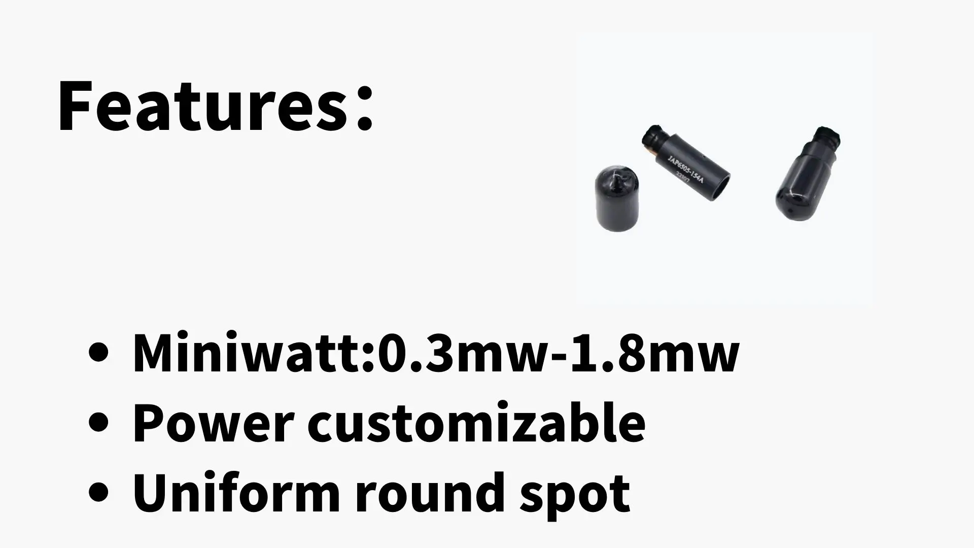 650nm 0.3mW Laser Module 650 nm 0,3 mW Lasermodul