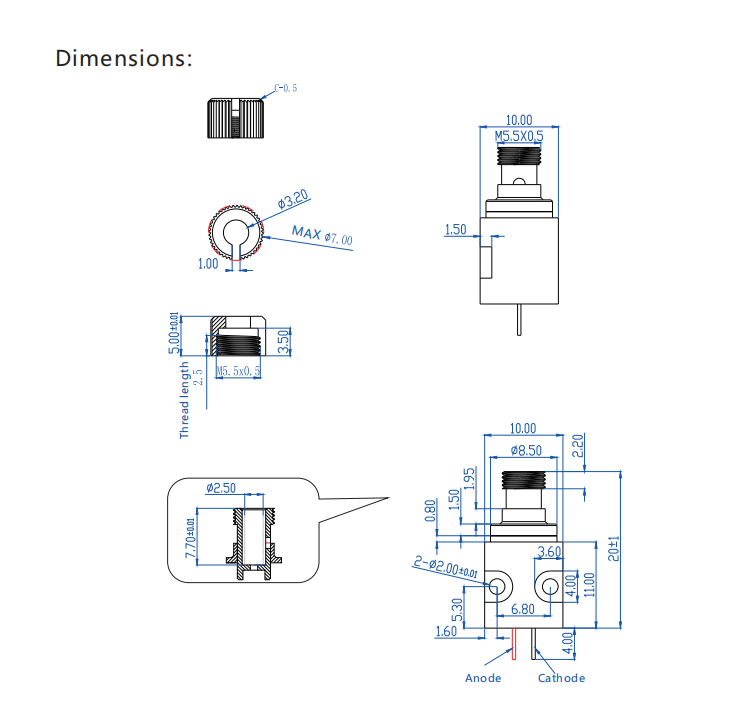 Red Fiber laser Roter Faserlaser