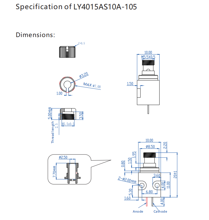 Fiber Coupled Laser Module Fasergekoppelte Lasermodul