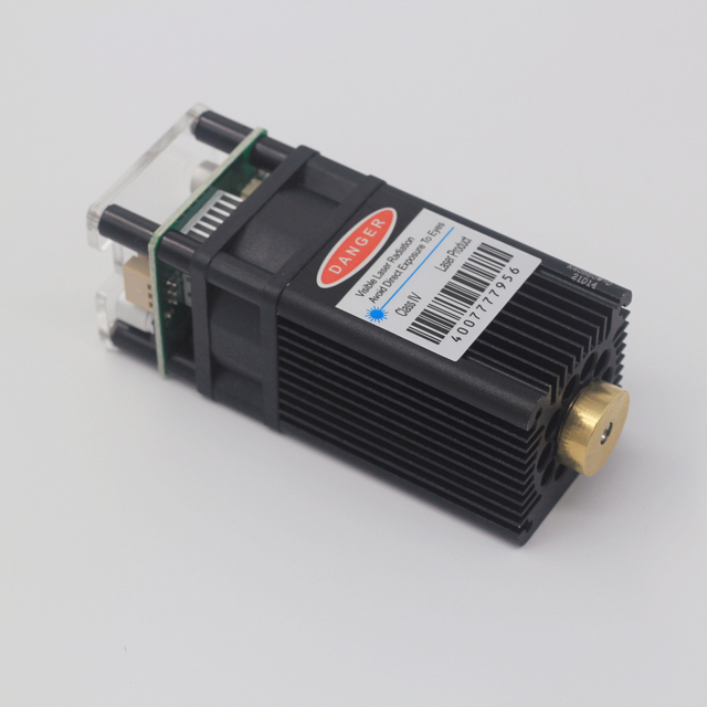 12 V PWM 450 nm 5 W blaue Laserkopf-Sets für Lasergravierer