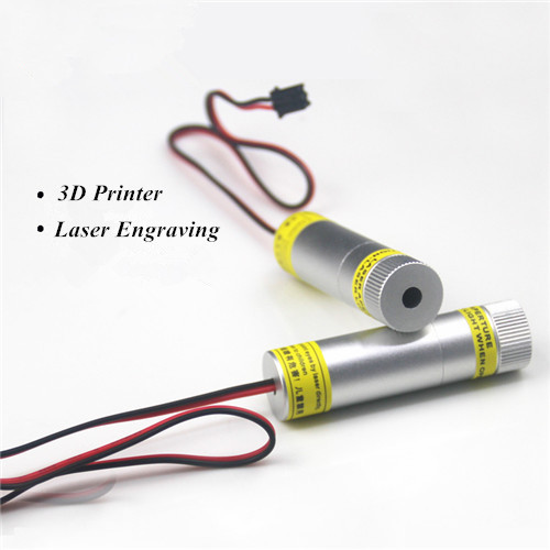 Hochleistungsfokussierbares 405nm 350 MW violettes Lasermodul für 3D -Drucker