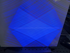 99 Laserlinien 450 nm 1,6W Blue Multi-Lines-Lasermodul für 3D-Scanner