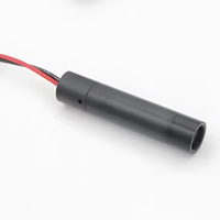 Kollimiertes 520 nm 5 MW Green Dot Lasermodul mit 25 mm Fleck bei 100 m Abstand