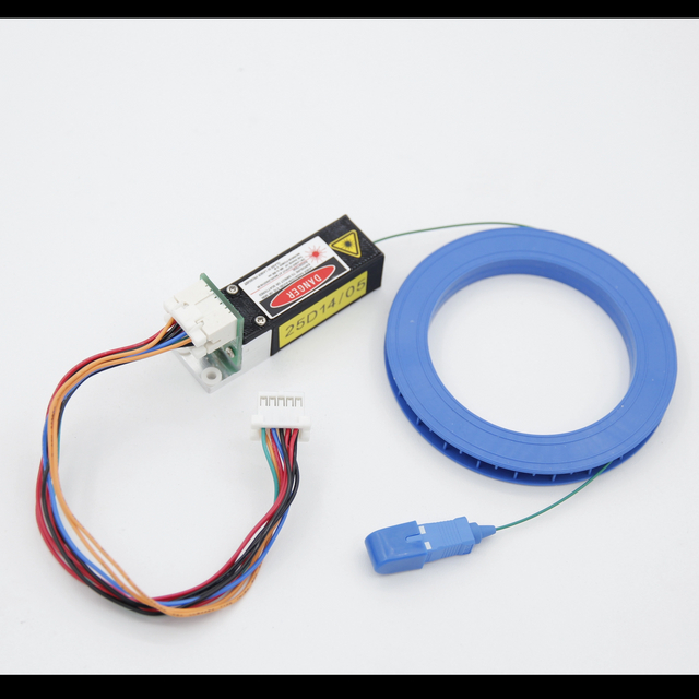 Fabrik Direktverkauf 405nm 600 MW violettfaser gekoppeltes Lasermodul für die PCB -Exposition