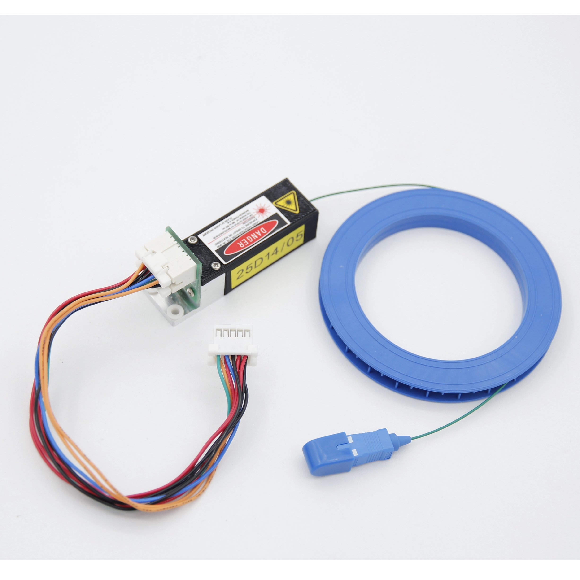 Fabrik Direktverkauf 405nm 600 MW violettfaser gekoppeltes Lasermodul für die PCB -Exposition