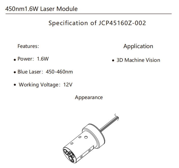 Multi-Lines Laser Module Multi-Las-Lasermodul